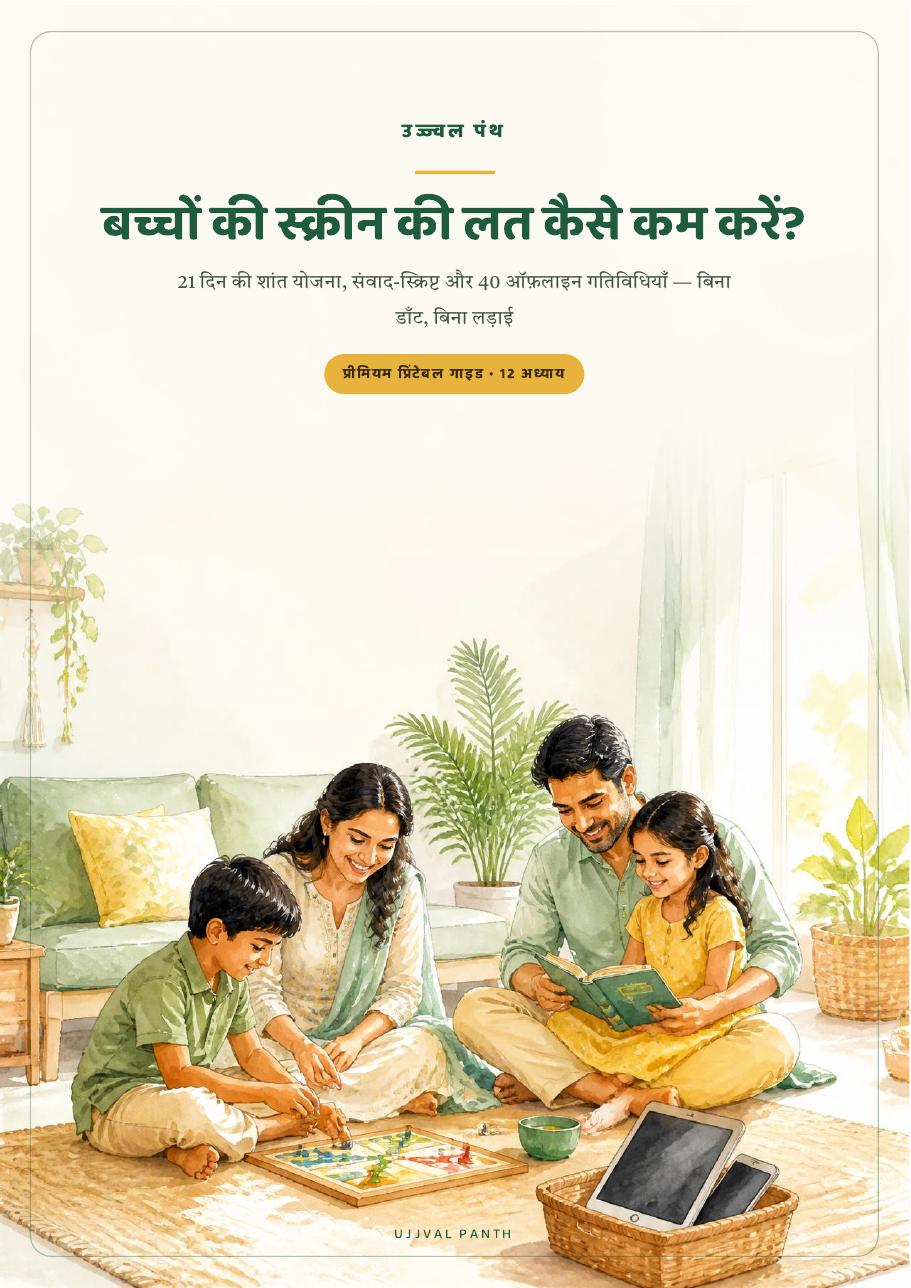 बच्चों की स्क्रीन की लत कैसे कम करें? — cover